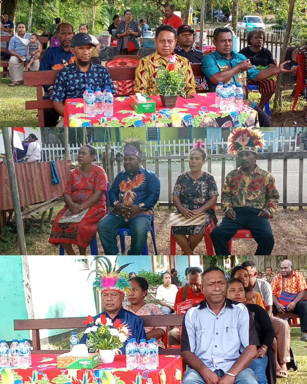 Monitoring Penyampaian Visi Misi Calon Kepala Kampung di Kampung Adainasnosen Distrik Samofa