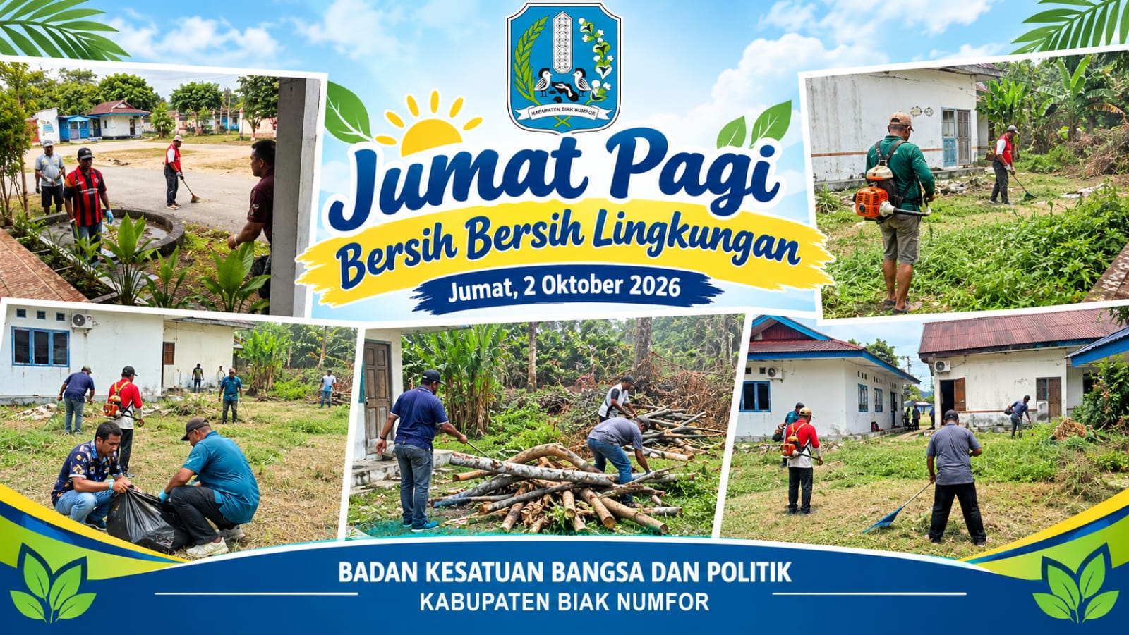 Jumat Pagi Bersih -Bersih Lingkungan