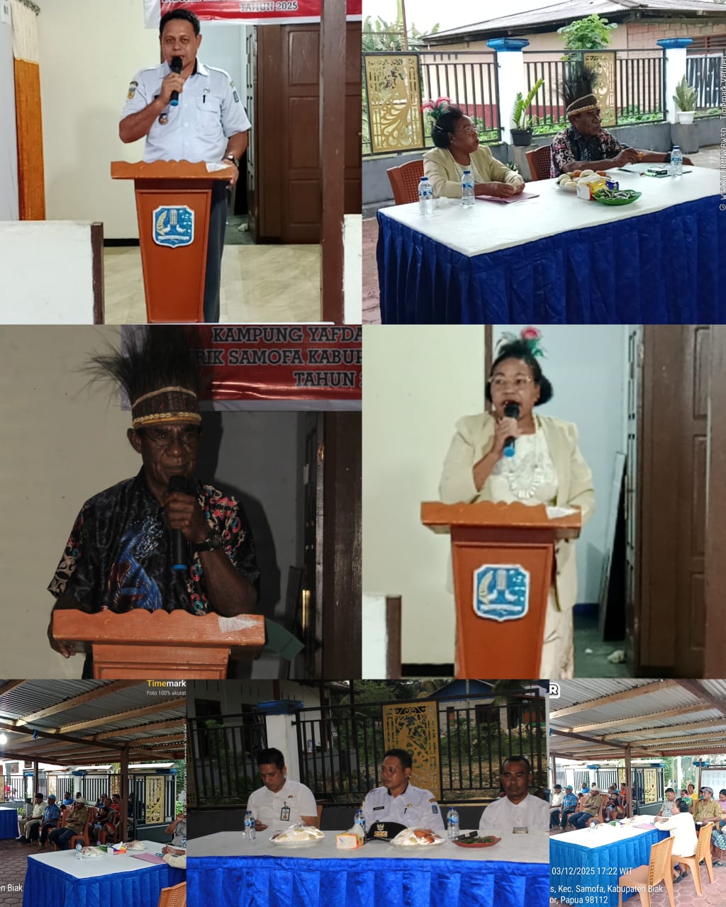 Monitoring Penyampaian Visi & Misi Calon Kepala Kampung di Kampung Yafdas-Warmpur Distrik Samofa