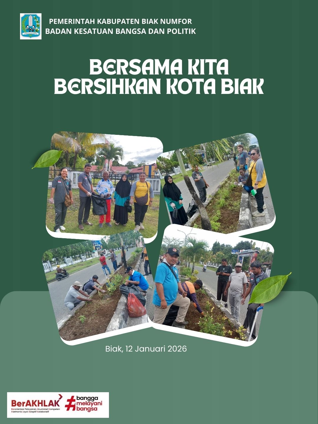 Badan KESBANGPOL Berpartisipasi dalam Rangka Kegiatan Kerja Bhakti