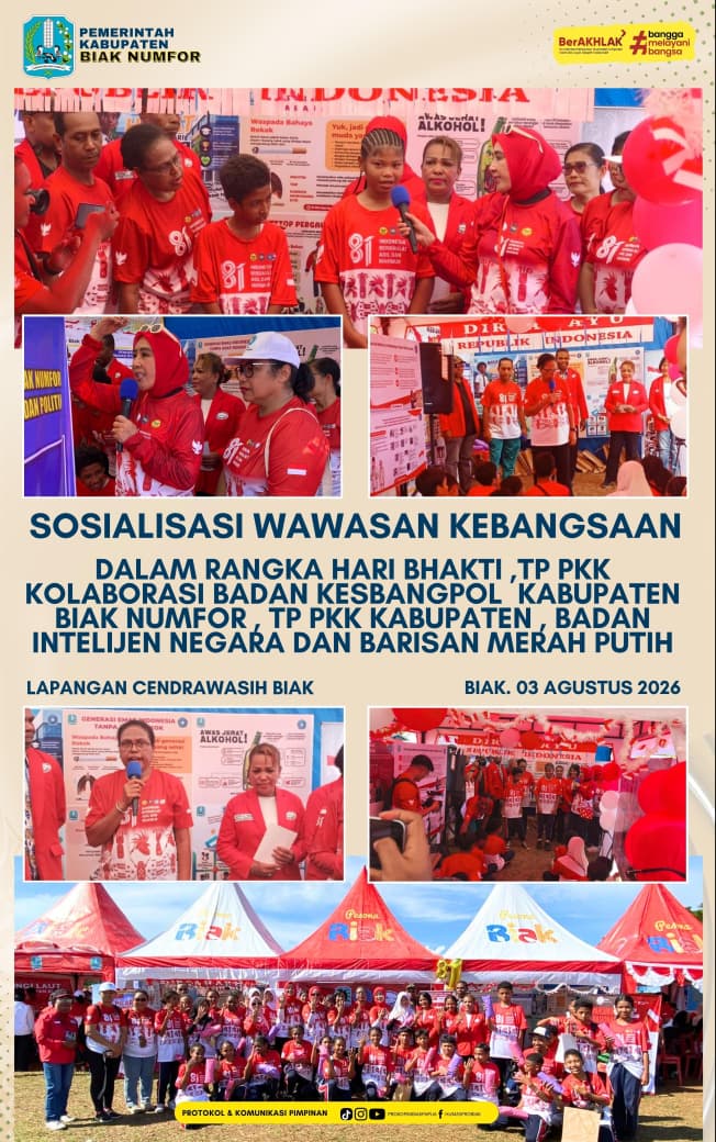 Sosialisasi Wawasan Kebangsaan Kerjasama TP PKK, KESBANGPOL, BMP & BIN