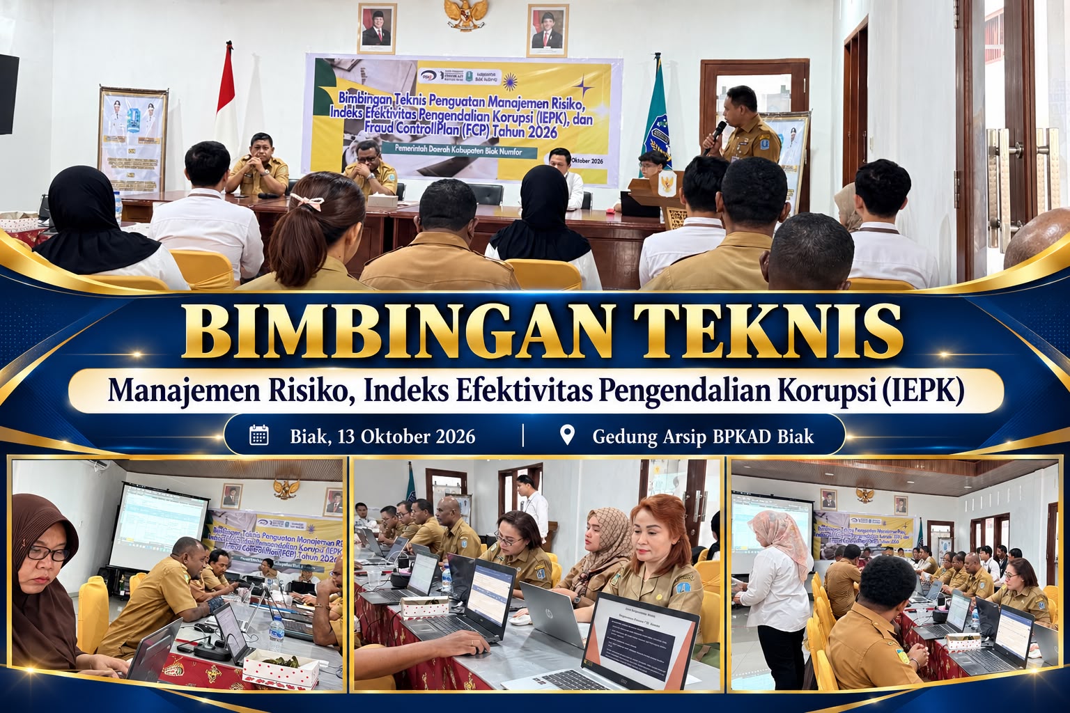 Badan KESBANGPOL Mengikuti BIMTEK Manajemen Resiko, Indeks Efektofitas Pengendalian Korupsi